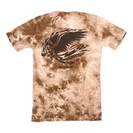 T-shirt FASTHOUSE Emil Johansson Live And Enjoy Tee, Tie Dye Brown/White - roz. L