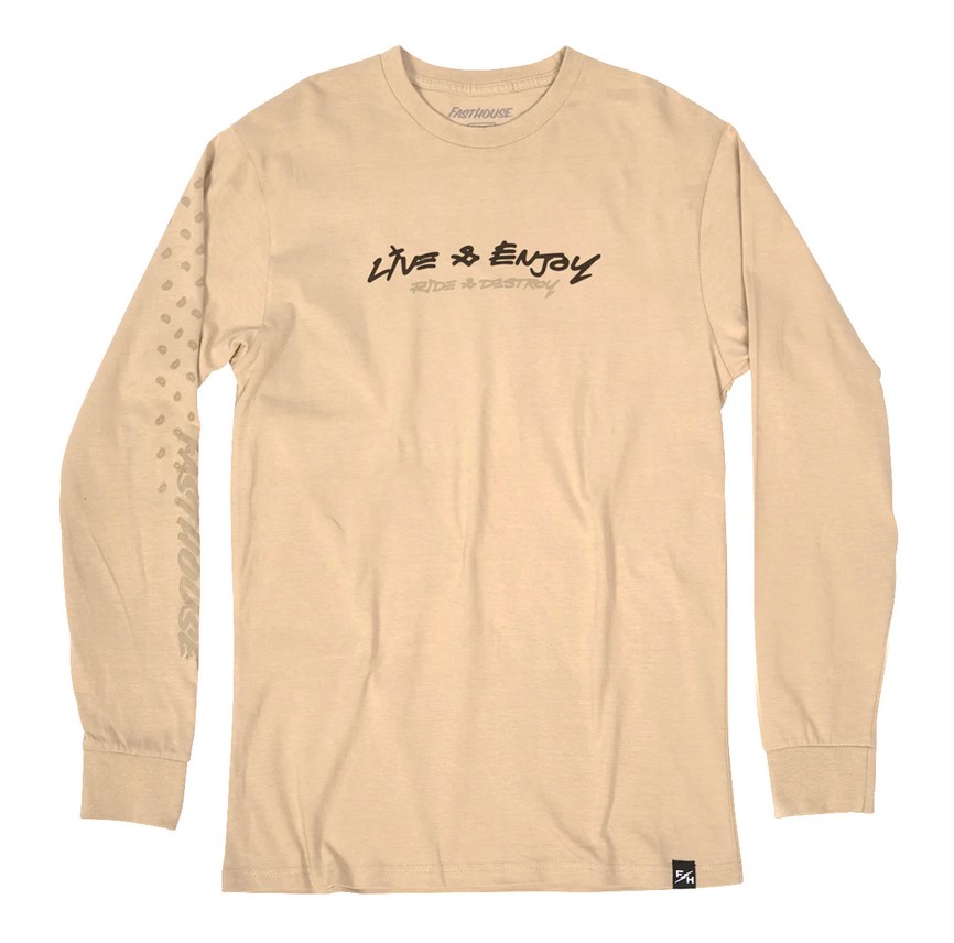 Koszulka Emil Johansson Live And Enjoy LS Tee - Cream,  rozmiar S (NEW)