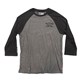 Koszulka FASTHOUSE Swift Raglan Tech Tee - Black/Charcoal Heather, rozmiar S (NEW)