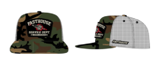 Czapka z daszkiem FASTHOUSE Ignite Hat, Camo roz. One Size (NEW)