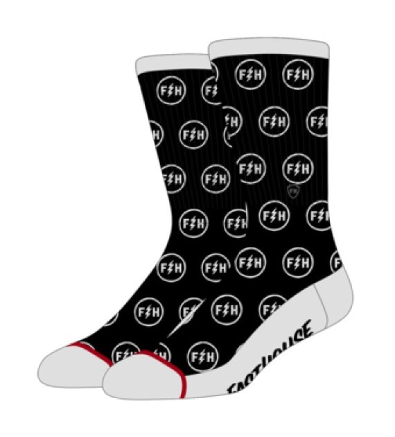 Skarpetki FASTHOUSE Icon Sock, Black/White - roz. S/M (NEW)