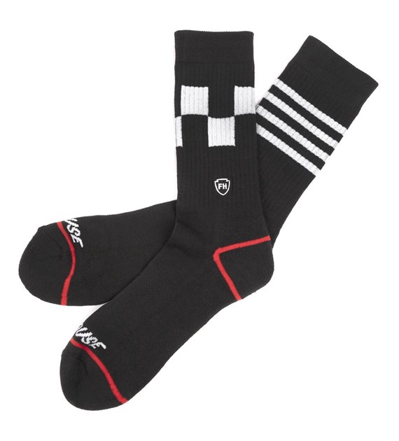 Skarpetki FASTHOUSE Clash Performance Crew Sock, Black - roz. S/M (NEW)