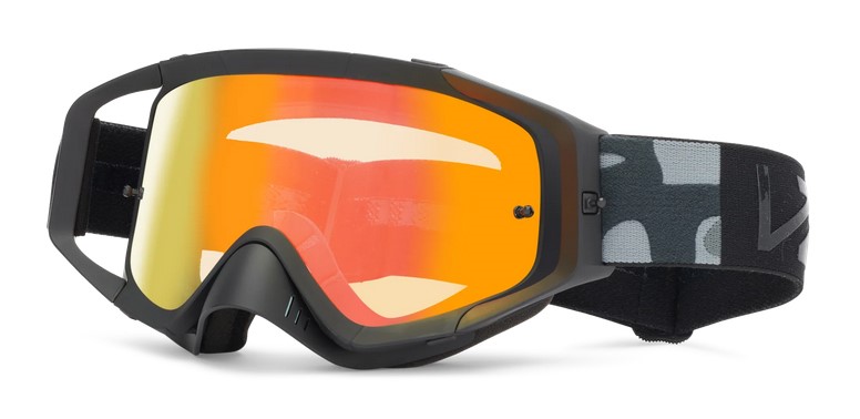 Gogle FASTHOUSE x VONZIPPER, VZ PORKCHOP ZEPHYR GOGGLE BLACK, Injected Clear Orange Chrome Lens  (NEW)