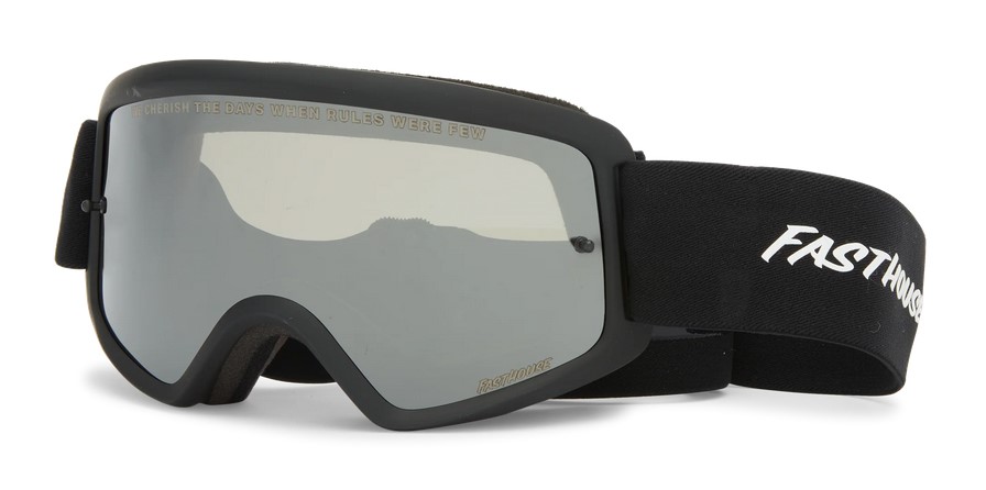 Gogle FASTHOUSE x VONZIPPER, VZ BEEFY RALLY GOGGLE BLACK, Grey Flash Chrome Lens  (NEW)