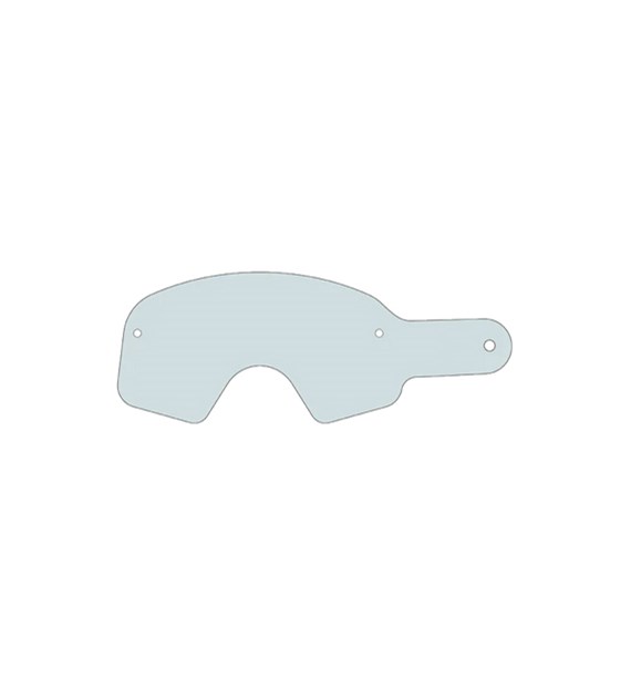 Zrywki do gogli FASTHOUSE x VONZIPPER, VZ Beefy Standard Tear Offs, Clear - 50 Pack (NEW)