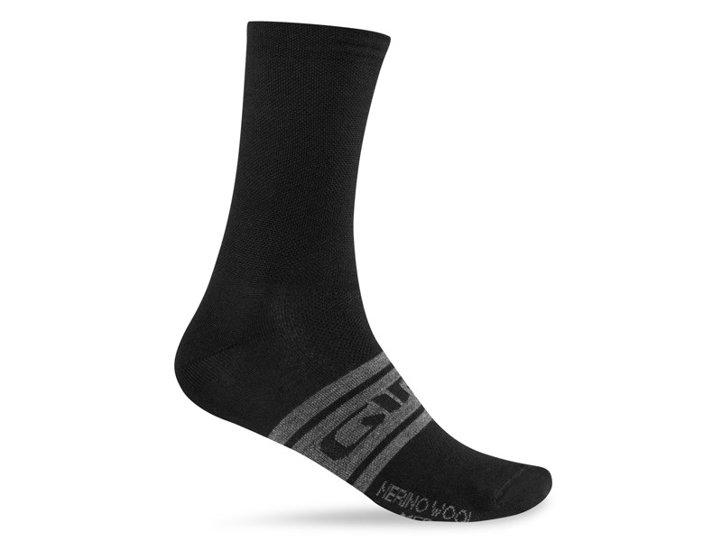 Skarpety GIRO SEASONAL MERINO WOOL black charcoal roz. S (36-39) (NEW)