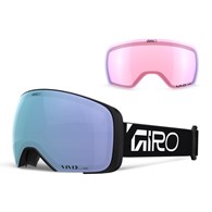 Gogle zimowe GIRO COMP BLACK WORDMARK (Sferyczne) (Szyba lustrzana kolorowa VIVID-Carl Zeiss ROYAL 19-43% S2 + Szyba lustrzana kolorowa VIVID-Carl Zeiss INFRARED 44-80% S1) (NEW 2026/2027)