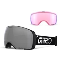 Gogle zimowe GIRO COMP BLACK WORDMARK (Sferyczne) (Szyba lustrzana kolorowa VIVID-Carl Zeiss ONYX 9-18% S3 + Szyba lustrzana kolorowa VIVID-Carl Zeiss INFRARED 44-80% S1) (NEW 2026/2027)