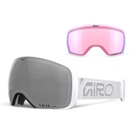 Gogle zimowe GIRO COMP WHITE WORDMARK (Sferyczne) (Szyba lustrzana kolorowa VIVID-Carl Zeiss ONYX 9-18% S3 + Szyba lustrzana kolorowa VIVID-Carl Zeiss INFRARED 44-80% S1) (NEW 2026/2027)
