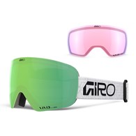 Gogle zimowe GIRO CONTOUR RS WHITE FRAGMENTS (Szyba lustrzana kolorowa VIVID-Carl Zeiss EMERALD 19-43% S2 + Szyba lustrzana kolorowa VIVID-Carl Zeiss INFRARED 44-80% S1) (NEW 2026/2027)