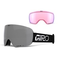 Gogle zimowe GIRO CONTOUR BLACK&WHITE WORDMARK (Szyba lustrzana kolorowa VIVID-Carl Zeiss ONYX 9-18% S3 + Szyba lustrzana kolorowa VIVID-Carl Zeiss INFRARED 44-80% S1) (NEW 2026/2027)