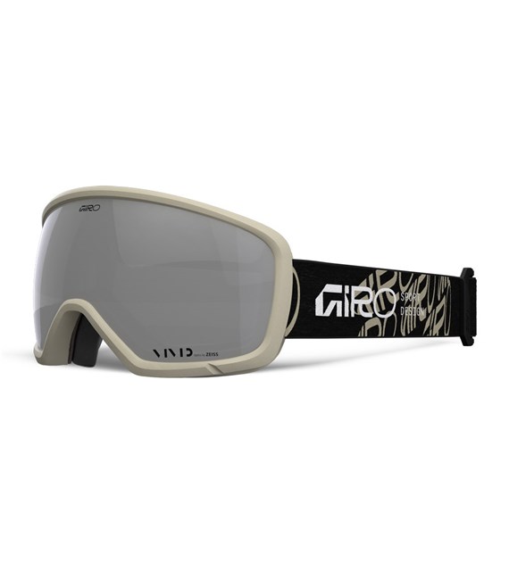 Gogle zimowe GIRO RINGO BLACK ENDLESS (OTG) (Sferyczne) (Szyba lustrzana kolorowa VIVID-Carl Zeiss ONYX 9-18% S3) (NEW 2026/2027)