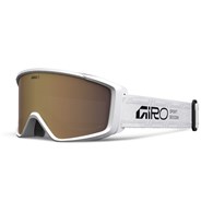 Gogle zimowe GIRO INDEX ARC40 2.0 (Super Large OTG) WHITE STACKED (Szyba lustrzana kolorowa AMBER ROSE 19-43% S2) (NEW 2026/2027)