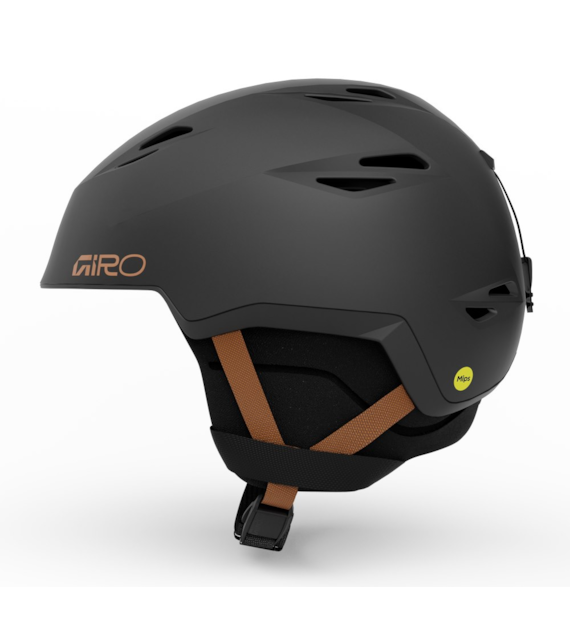 Kask zimowy GIRO GRID SPHERICAL matte metallic coal tan roz. L (59-62.5 cm) (NEW 2026/2027)