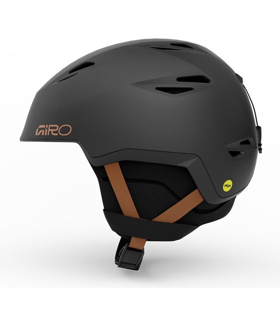 Kask zimowy GIRO GRID SPHERICAL matte metallic coal tan roz. S (52-55.5 cm) (NEW 2026/2027)