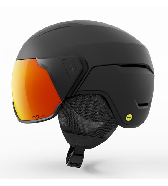 Kask zimowy GIRO ORBIT SPHERICAL Matte Black/ Vivid Ember roz. M (55.5-59 cm) (NEW 2026/2027)