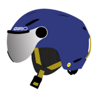 Kask zimowy juniorski GIRO BUZZ MIPS matte blue jewel roz. S (52-55.5 cm) (NEW 2026/2027)