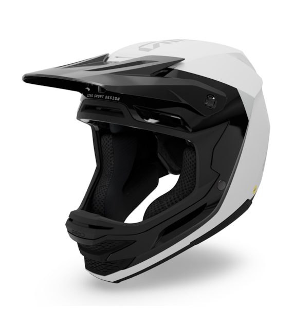 Kask full face GIRO INSURGENT SPHERICAL matte white/gloss black roz. XS/S (51-55 cm) (NEW 2026)