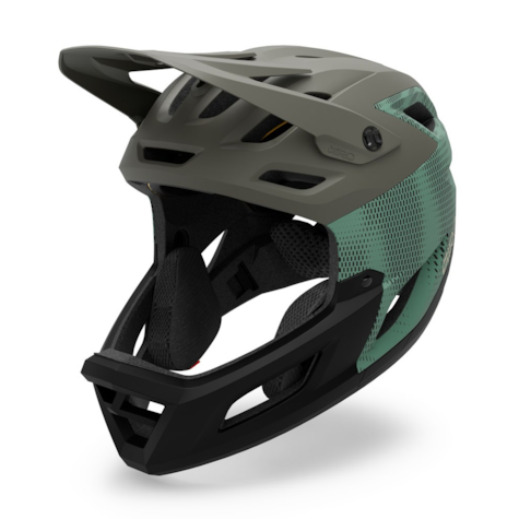 Kask full face GIRO COALITION SPHERICAL matte motion green