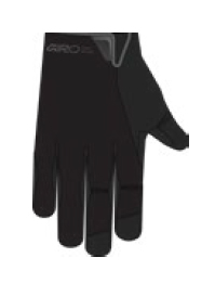 Rękawiczki męskie GIRO DND GEL długi palec black roz. XXL (obwód dłoni od 267 mm / dł. dłoni od 211 mm) (NEW 2026)