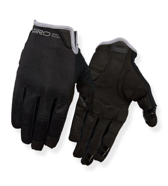 Rękawiczki męskie GIRO DND GEL długi palec black roz. L (obwód dłoni 229-248 mm / dł. dłoni 189-199 mm) (NEW 2026)