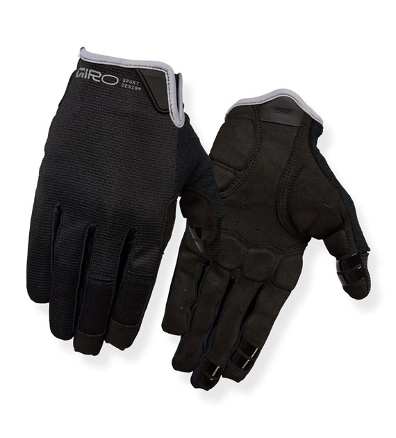 Rękawiczki męskie GIRO DND GEL długi palec black roz. XL (obwód dłoni 248-267 mm / dł. dłoni 200-210 mm) (NEW 2026)