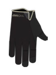 Rękawiczki damskie GIRO LA DND GEL długi palec black roz. L (obwód dłoni 190-204 mm / dł. dłoni 185-195 mm) (NEW 2026)
