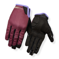 Rękawiczki damskie GIRO LA DND GEL długi palec dark maroon roz. L (obwód dłoni 190-204 mm / dł. dłoni 185-195 mm) (NEW 2026)