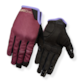 Rękawiczki damskie GIRO LA DND GEL długi palec dark maroon roz. L (obwód dłoni 190-204 mm / dł. dłoni 185-195 mm) (NEW 2026)