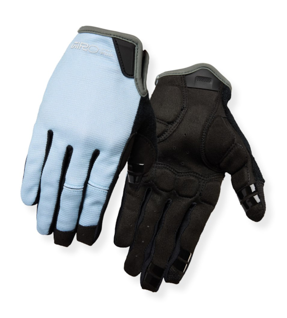 Rękawiczki damskie GIRO LA DND GEL długi palec sky blue roz. S (obwód dłoni 155-169 mm / dł. dłoni 160-169 mm) (NEW 2026)