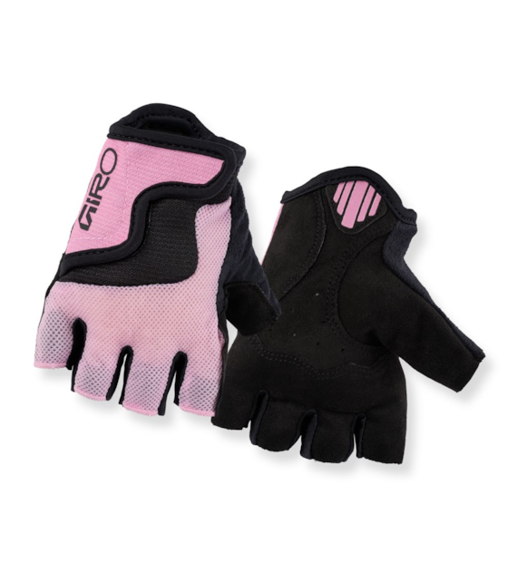 Rękawiczki juniorskie GIRO BRAVO JR krótki palec light pink roz. L (obwód dłoni od 162 mm / dł. dłoni od 165 mm) (NEW 2026)