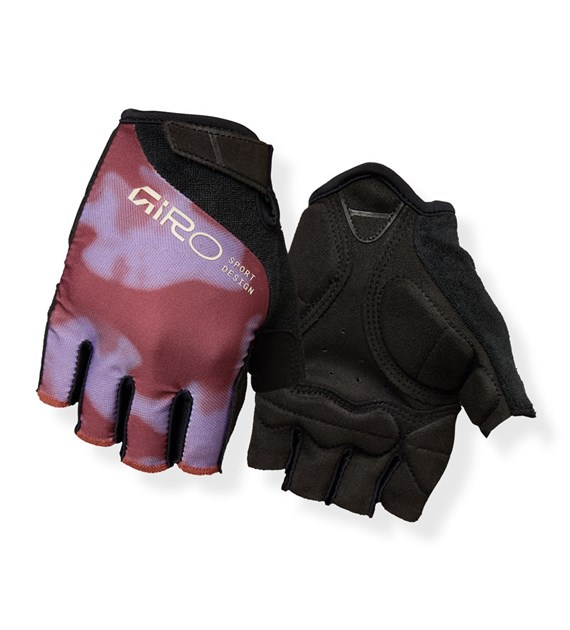 Rękawiczki damskie GIRO JAG'ETTE krótki palec maroon pulse roz. L (obwód dłoni 190-204 mm / dł. dłoni 185-195 mm) (NEW 2026)
