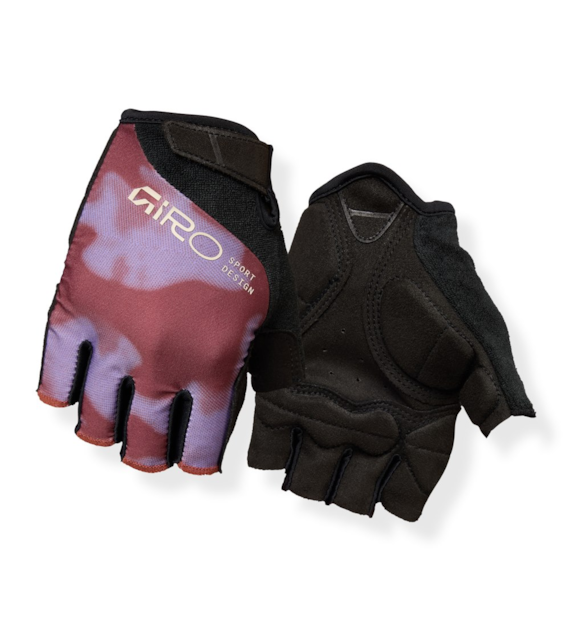 Rękawiczki damskie GIRO JAG'ETTE krótki palec maroon pulse roz. S (obwód dłoni 155-169 mm / dł. dłoni 160-169 mm) (NEW 2026)