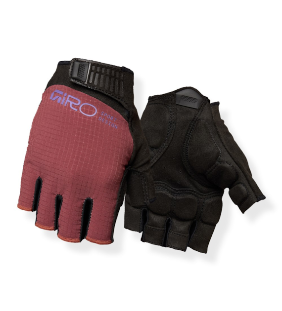 Rękawiczki damskie GIRO TESSA II GEL krótki palec dark maroon roz. M (obwód dłoni 170-189 mm / dł. dłoni 170-184 mm) (NEW 2026)