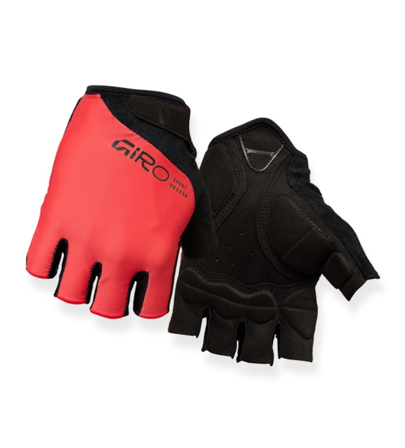 Rękawiczki męskie GIRO JAG krótki palec flame red roz. XL (obwód dłoni 248-267 mm / dł. dłoni 200-210 mm) (NEW 2026)