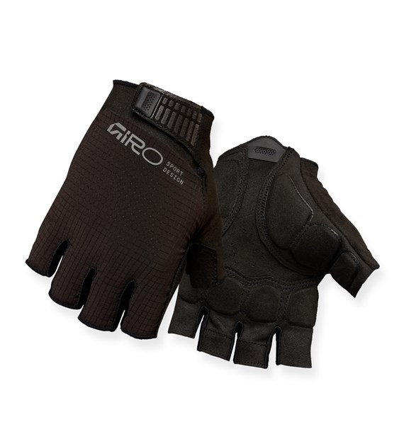 Rękawiczki męskie GIRO BRAVO II GEL krótki palec black roz. XXL (obwód dłoni od 267 mm / dł. dłoni od 211 mm) (NEW 2026)