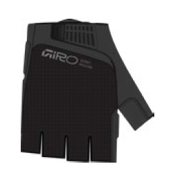 Rękawiczki męskie GIRO BRAVO II GEL krótki palec black roz. L (obwód dłoni 229-248 mm / dł. dłoni 189-199 mm) (NEW 2026)