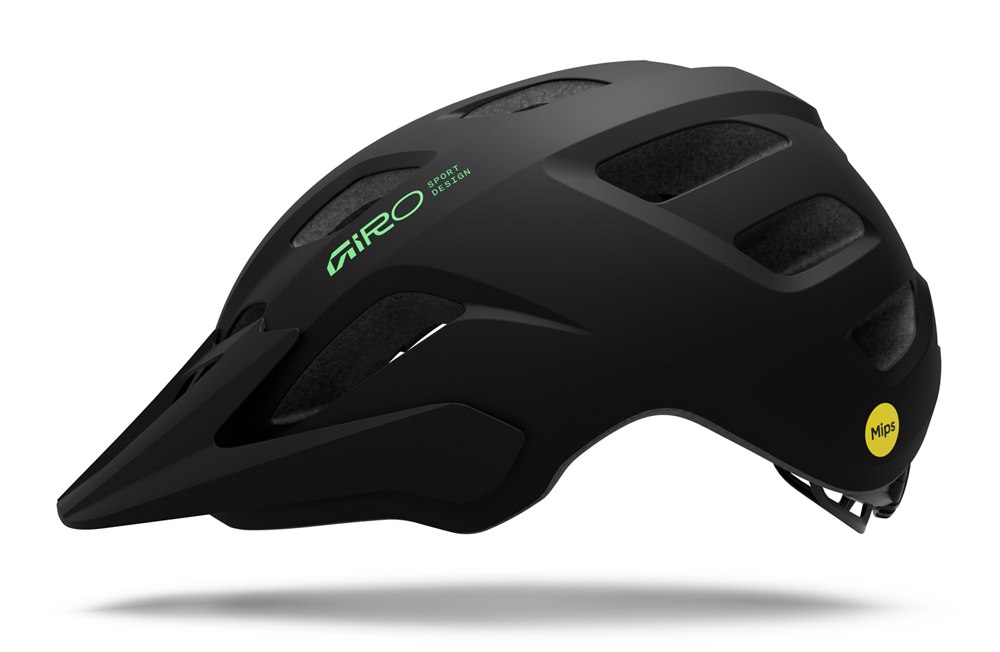 Kask dziecięcy GIRO TREMOR MIPS CHILD matte black/vivid green roz. Uniwersalny (47-54 cm) (NEW 2026)