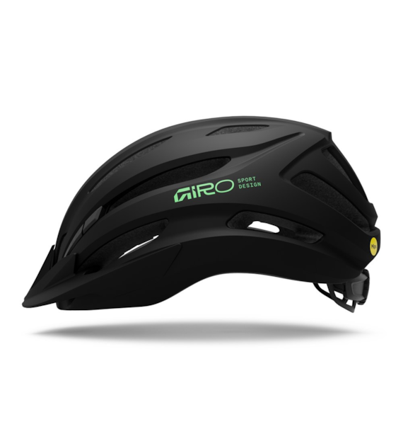 Kask dziecięcy juniorski GIRO REGISTER MIPS II matte black/vivid green roz. Uniwersalny (50-57 cm) (NEW)