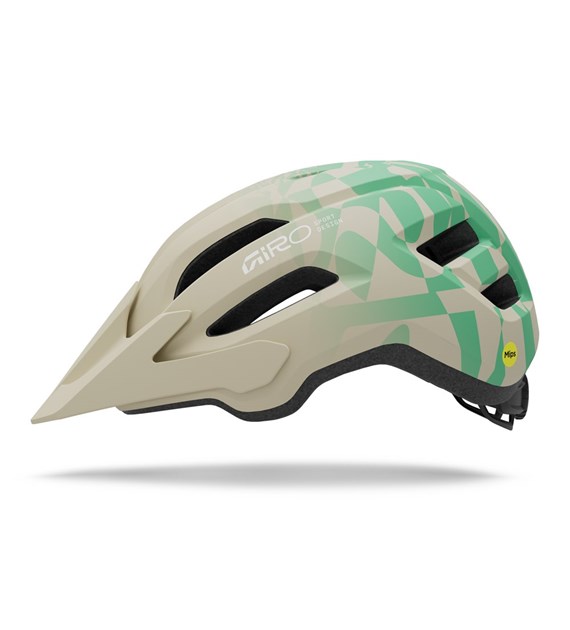 Kask mtb GIRO FIXTURE II MIPS matte stone/green rush roz. Uniwersalny (54-61 cm) (NEW 2026)