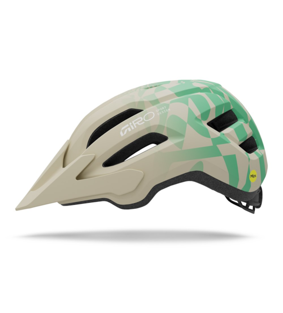 Kask mtb GIRO FIXTURE II MIPS matte stone/green rush roz. Uniwersalny (54-61 cm) (NEW).