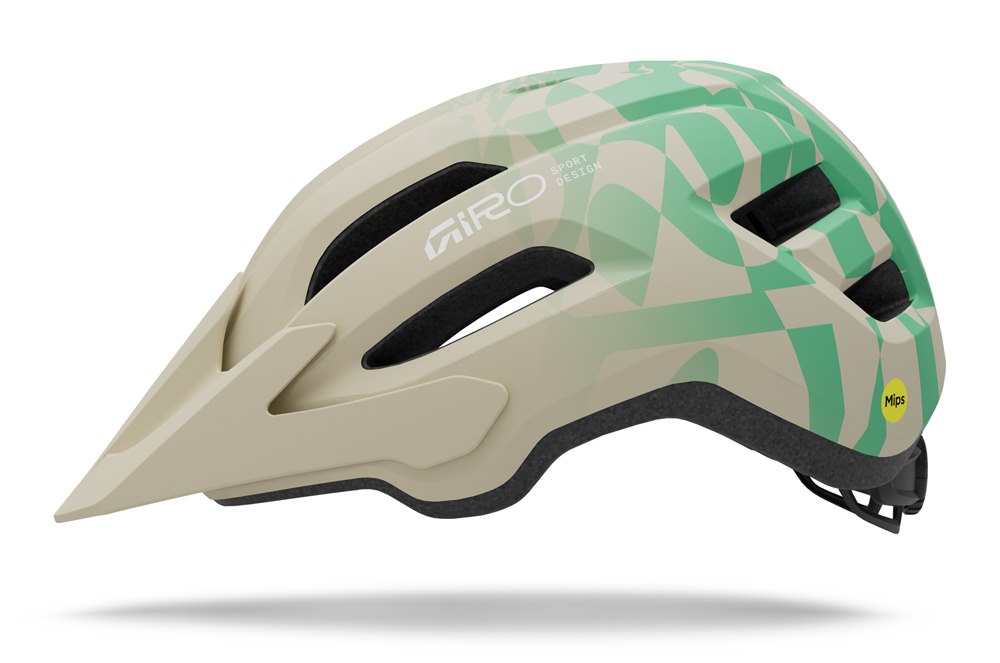 Kask mtb GIRO FIXTURE II MIPS matte stone/green rush roz. Uniwersalny (54-61 cm) (NEW 2026)