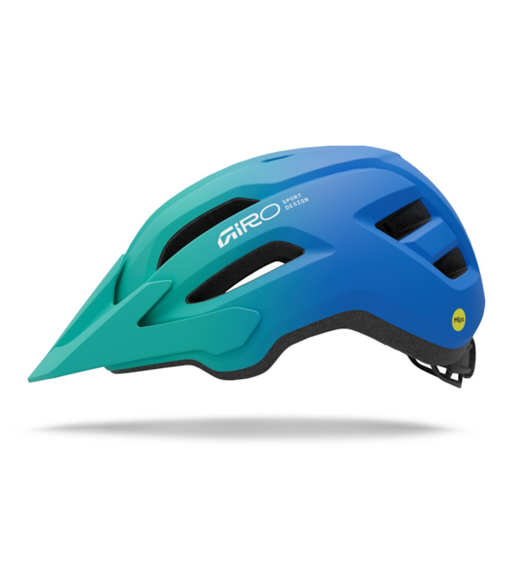 Kask dziecięcy juniorski GIRO FIXTURE II MIPS matte aqua green/blue jewel fade roz. Uniwersalny (50-57 cm) (NEW)