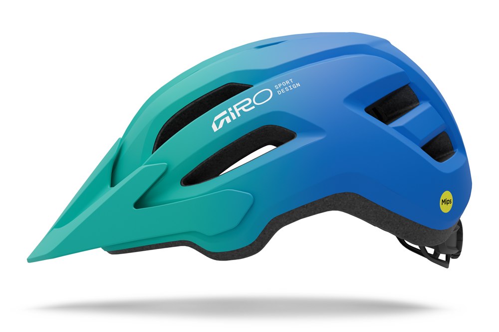 Kask dziecięcy juniorski GIRO FIXTURE II MIPS matte aqua green/blue jewel fade roz. Uniwersalny (50-57 cm) (NEW 2026)