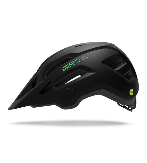 Kask dziecięcy juniorski GIRO FIXTURE II MIPS matte black/vivid green roz. Uniwersalny (50-57 cm) (NEW 2026)
