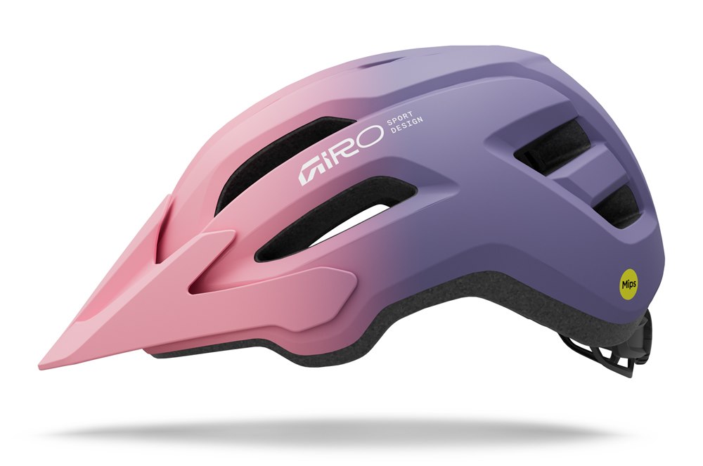 Kask dziecięcy juniorski GIRO FIXTURE II MIPS matte light pink/purple fade roz. Uniwersalny (50-57 cm) (NEW 2026)