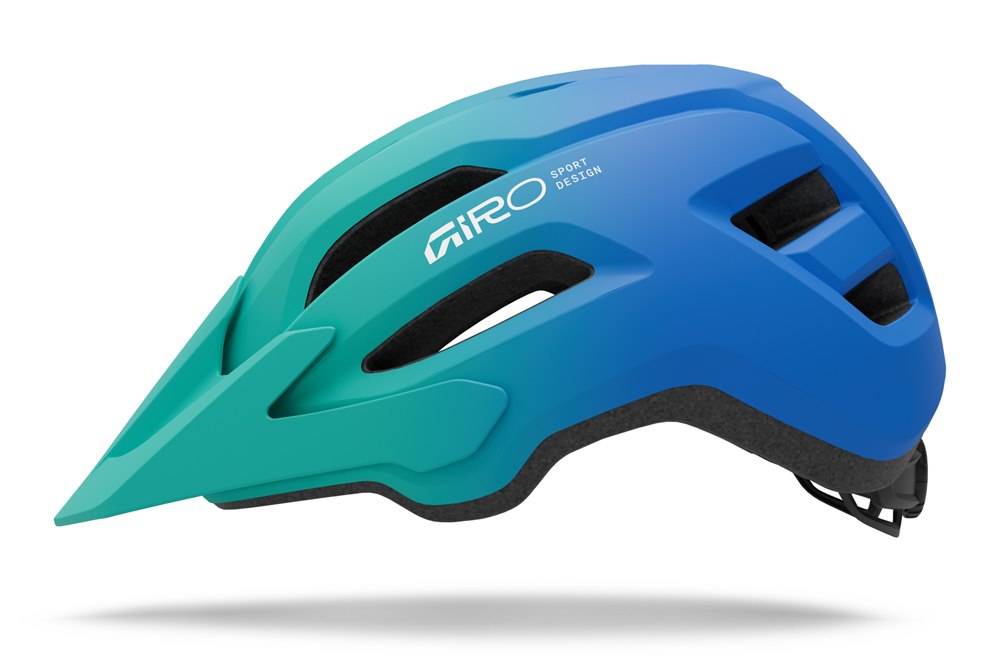 Kask dziecięcy juniorski GIRO FIXTURE II matte aqua green/blue jewel fade roz. Uniwersalny (50-57 cm) (NEW 2026)