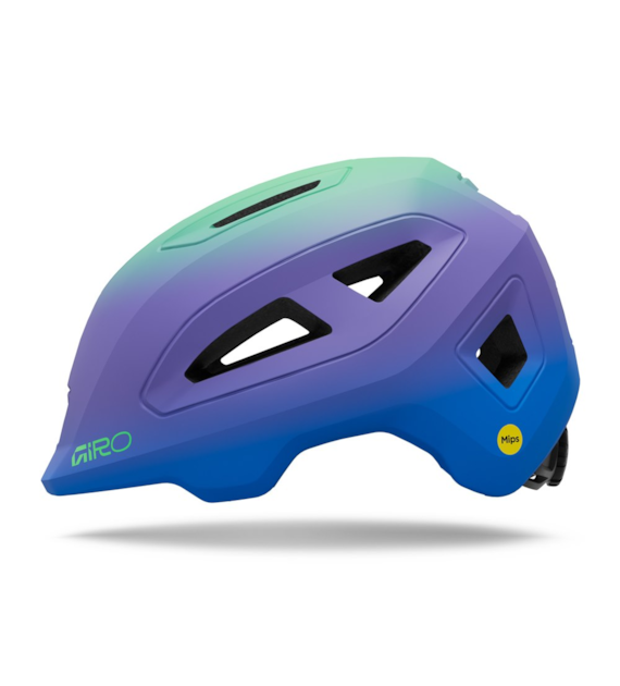 Kask dziecięcy GIRO SCAMP MIPS II matte blue jewel/vivid green roz. S (49-53 cm) (NEW).
