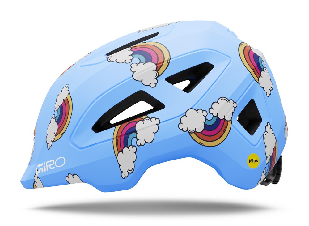 Kask dziecięcy GIRO SCAMP MIPS II matte multi rainbow roz. S (49-53 cm) (NEW 2026)