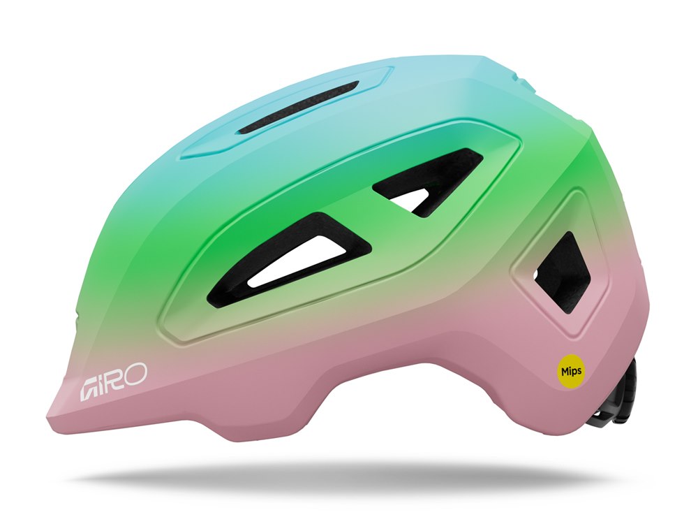 Kask dziecięcy GIRO SCAMP MIPS II matte light pink/green fade roz. XS (45-49 cm) (NEW 2026)